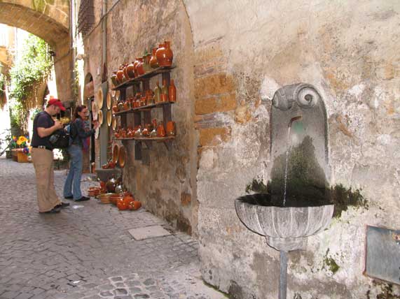 tra le bacarelle di Orvieto